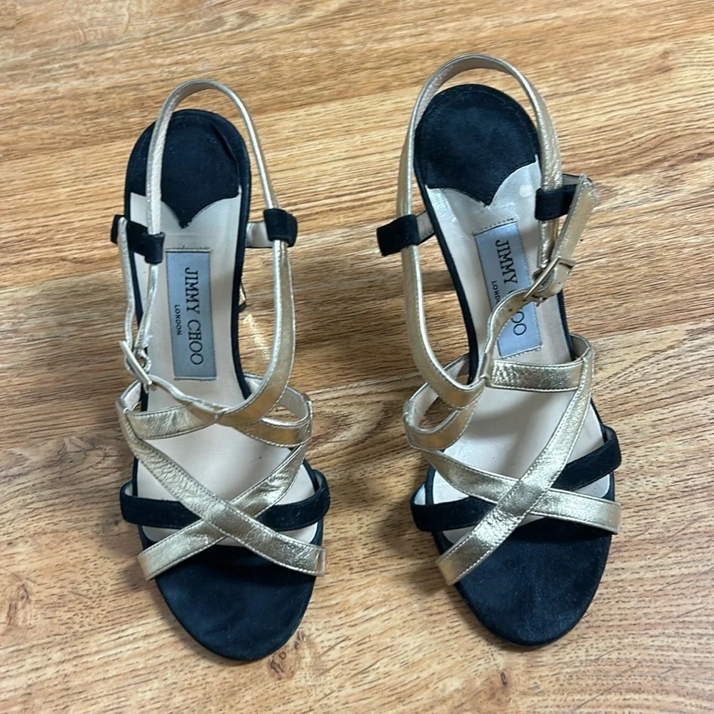 JIMMY CHOO Heels Shoes Sz 38 - Picture 2 of 9